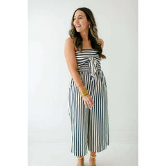 8.28 Boutique:Bishop + Young,Bishop + Young Elva Tie Front Jumpsuit,Jumpsuit
