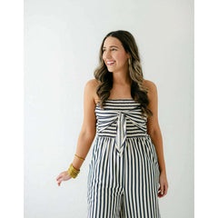 8.28 Boutique:Bishop + Young,Bishop + Young Elva Tie Front Jumpsuit,Jumpsuit
