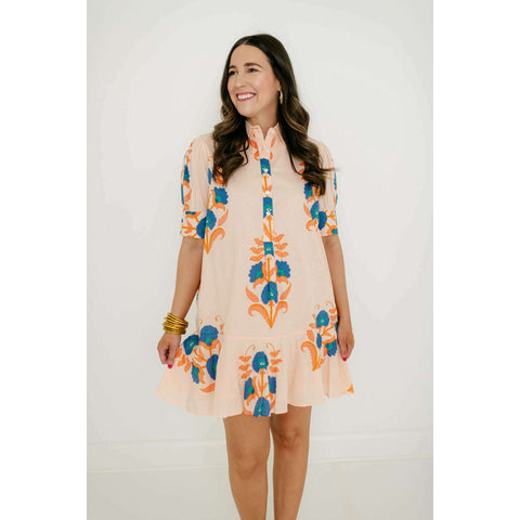 Emily McCarthy Hampton Dress in Denim Chambray