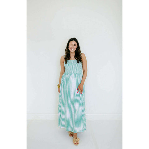 Entro Pink Stripe Cherry Mini Dress