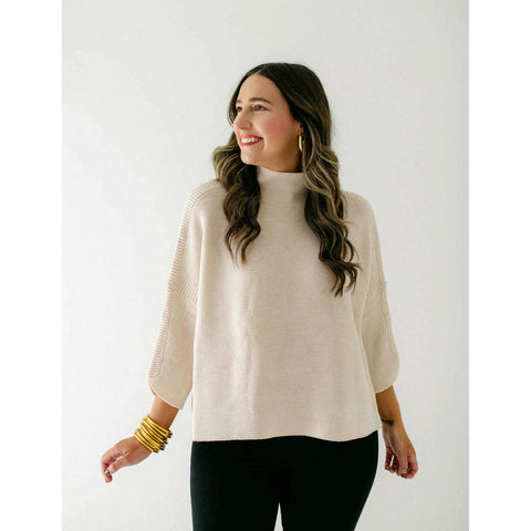 Kerisma Knits Aja Sweater in Light Khaki