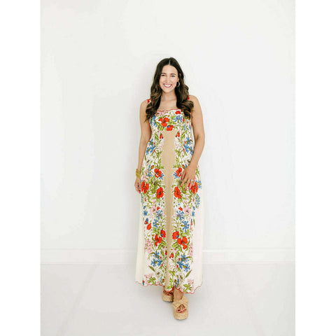 Entro Pink Stripe Cherry Mini Dress