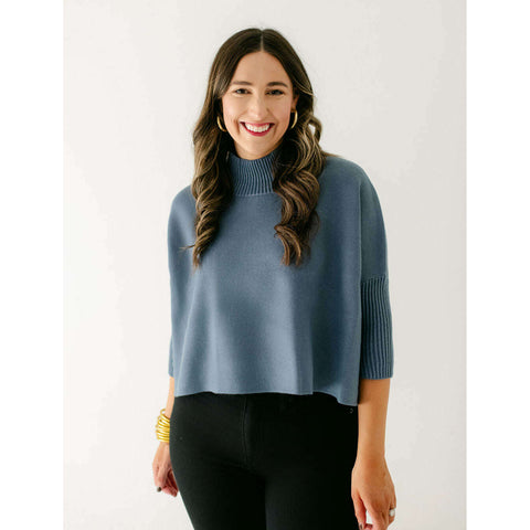 Kerisma Knits Aja Ortho Solid Sweater in White