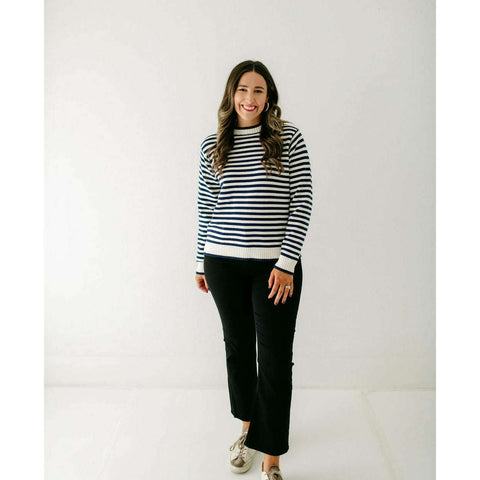 Crosby by Mollie Burch Teddie Sweater in Zebra Colorblock