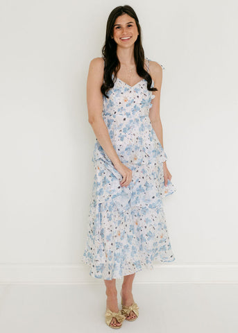 Crosby by Mollie Burch Schaeffer Dress in Garden Colorblock