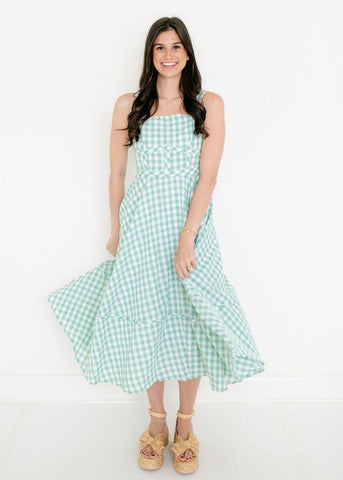 Crosby by Mollie Burch Schaeffer Dress in Garden Colorblock