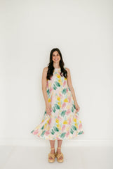 Aureum Watercolor Midi Dress