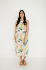 Aureum Watercolor Midi Dress