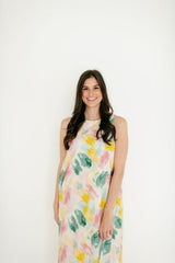 Aureum Watercolor Midi Dress