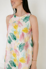 Aureum Watercolor Midi Dress
