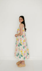 Aureum Watercolor Midi Dress