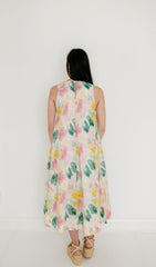 Aureum Watercolor Midi Dress