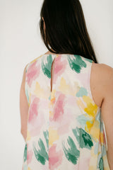 Aureum Watercolor Midi Dress