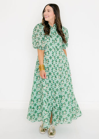 Crosby by Mollie Burch Schaeffer Dress in Garden Colorblock