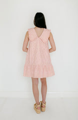 Aureum Pink Gingham Collar Dress