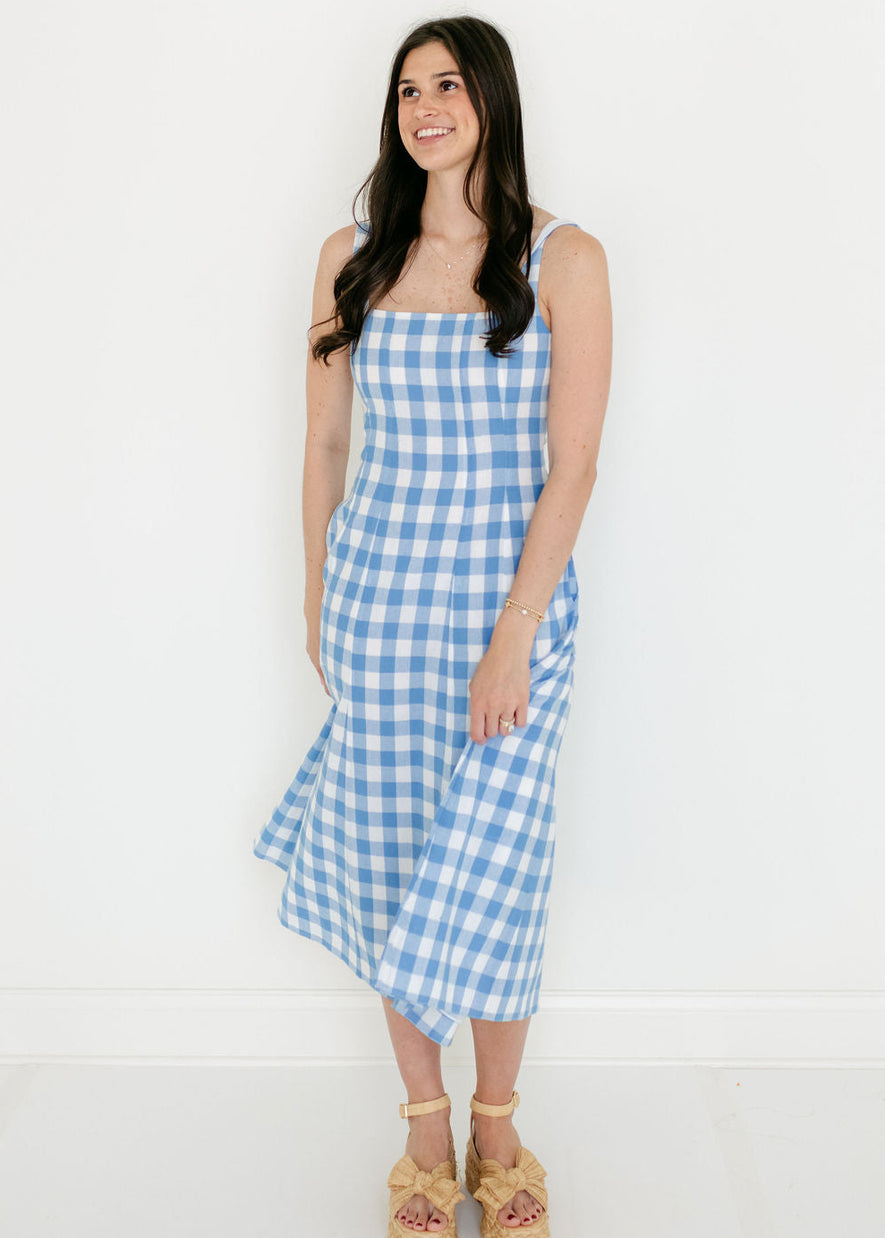 cleobella blue dress Aphrodite Ankle Dress