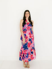 Lucy Paris Haven One Shoulder Dress in Pink