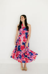 Lucy Paris Haven One Shoulder Dress in Pink