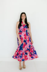 Lucy Paris Haven One Shoulder Dress in Pink
