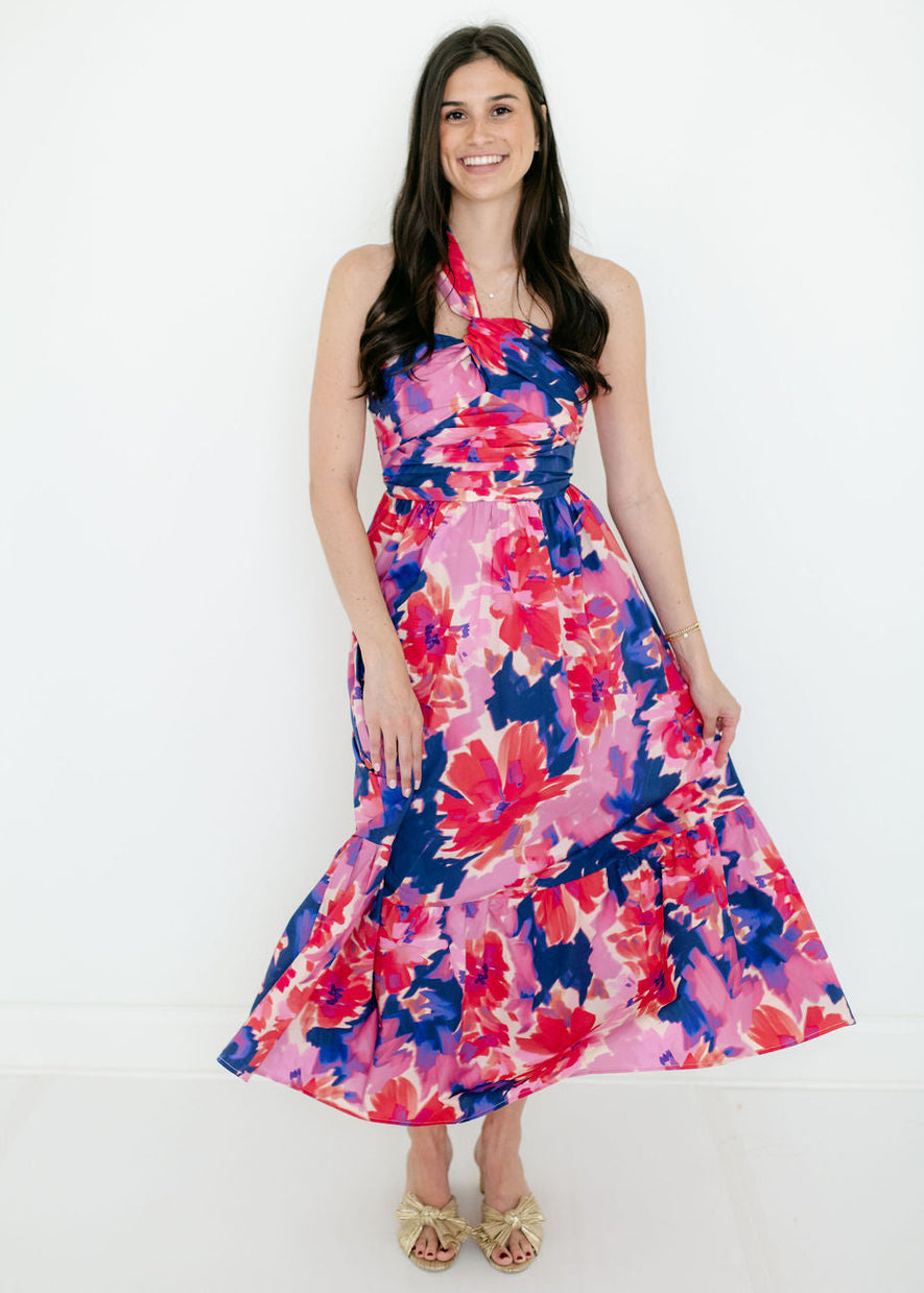 Lucy Paris Haven One Shoulder Dress in Pink  8.28 Boutique