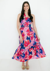 Lucy Paris Haven One Shoulder Dress in Pink