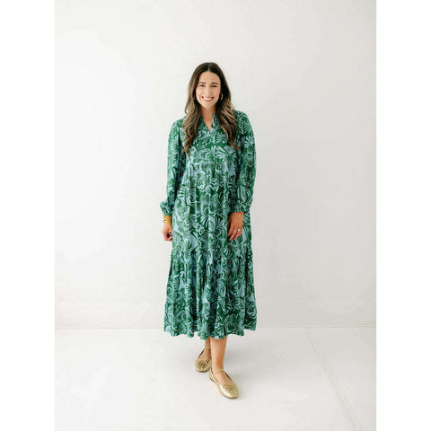 House of MBR Red Tartan Bouvier Long Dress