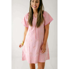 8.28 Boutique:Clara the Label,Clara the Label Blair Mini Dress in Blooming Dahlia,Dress