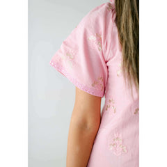 8.28 Boutique:Clara the Label,Clara the Label Blair Mini Dress in Blooming Dahlia,Dress