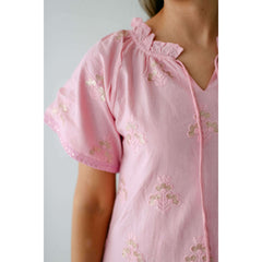 8.28 Boutique:Clara the Label,Clara the Label Blair Mini Dress in Blooming Dahlia,Dress