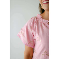 8.28 Boutique:Clara the Label,Clara the Label Blair Mini Dress in Blooming Dahlia,Dress