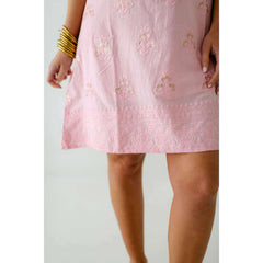 8.28 Boutique:Clara the Label,Clara the Label Blair Mini Dress in Blooming Dahlia,Dress