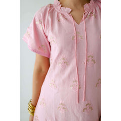 8.28 Boutique:Clara the Label,Clara the Label Blair Mini Dress in Blooming Dahlia,Dress