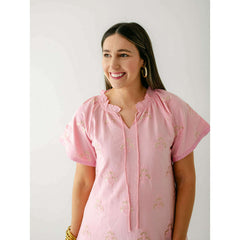 8.28 Boutique:Clara the Label,Clara the Label Blair Mini Dress in Blooming Dahlia,Dress