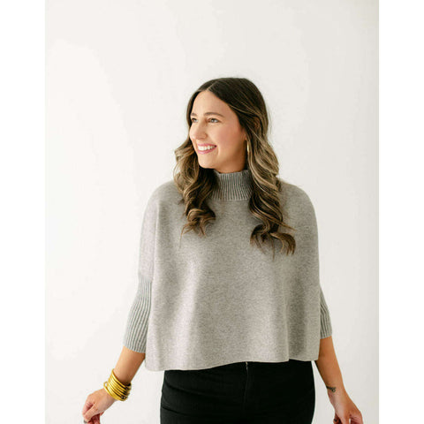 Kerisma Knits Aja Ortho Solid Sweater in White