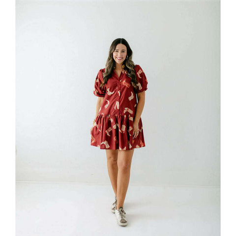 Tyler Boe Sandra Sequin Houndstooth Tunic