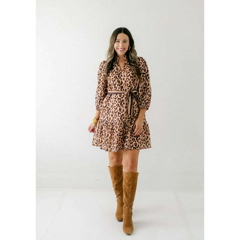 Bishop + Young Aeries Leopard Print Wrap Dress