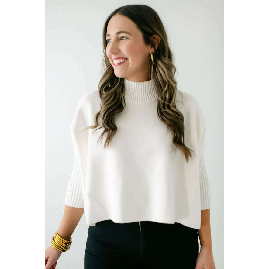Kerisma Knits Aja Sweater in White