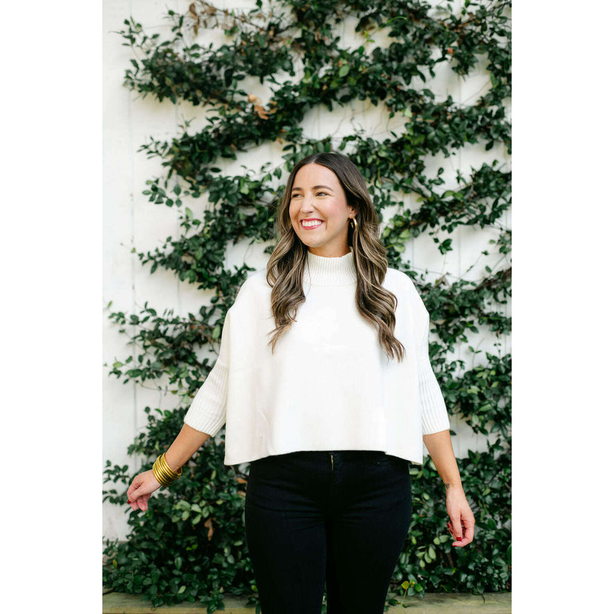 Kerisma Knits Aja Sweater in White