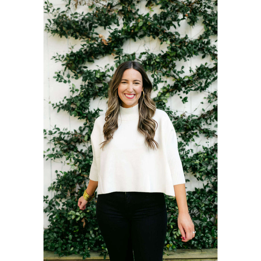 Kerisma Knits Aja Sweater in White