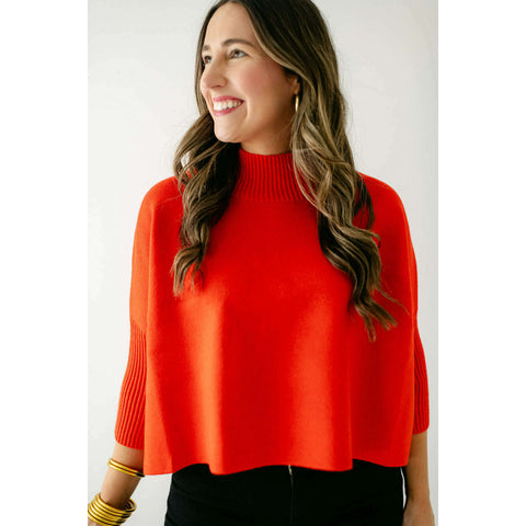 Kerisma Knits Aja Ortho Solid Sweater in White