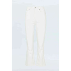 8.28 Boutique:PISTOLA DENIM,Lennon High Rise Crop Boot in Vivid White,Jeans