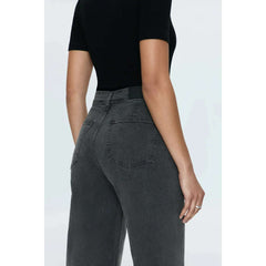 8.28 Boutique:PISTOLA DENIM,Pistola Penny Crop High Rise Wide Leg in Antique Graphite,Jeans