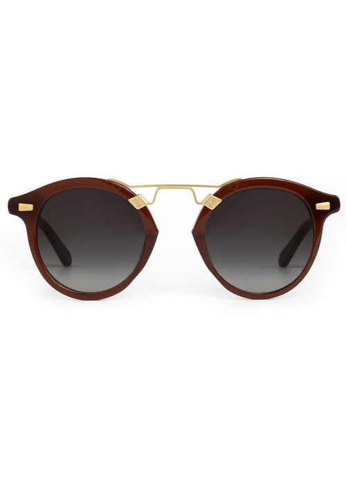 Krewe STLII Espresso 18K Sunglasses