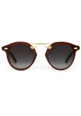Krewe STLII Espresso 18K Sunglasses