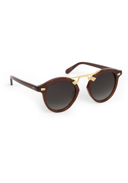 Krewe STLII Espresso 18K Sunglasses