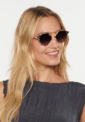 Krewe STL NYLON Caffe 24k Sunglasses Eyewear