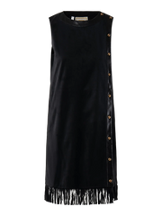 Emily McCarthy Tory Dress in Tap Shoe Suede