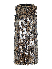 Emily McCarthy Tory Dress in Tortoise Shell Sequin