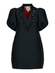 Emily McCarthy Hampton Mini Dress in Midnight