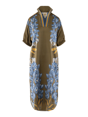 Emily McCarthy Poppy Caftan in Bluebonnet